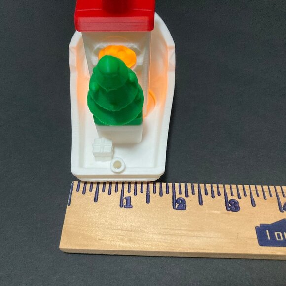 Holiday large Benchy 3D printed lighted decoration ornament red white green - Picture 11 of 13